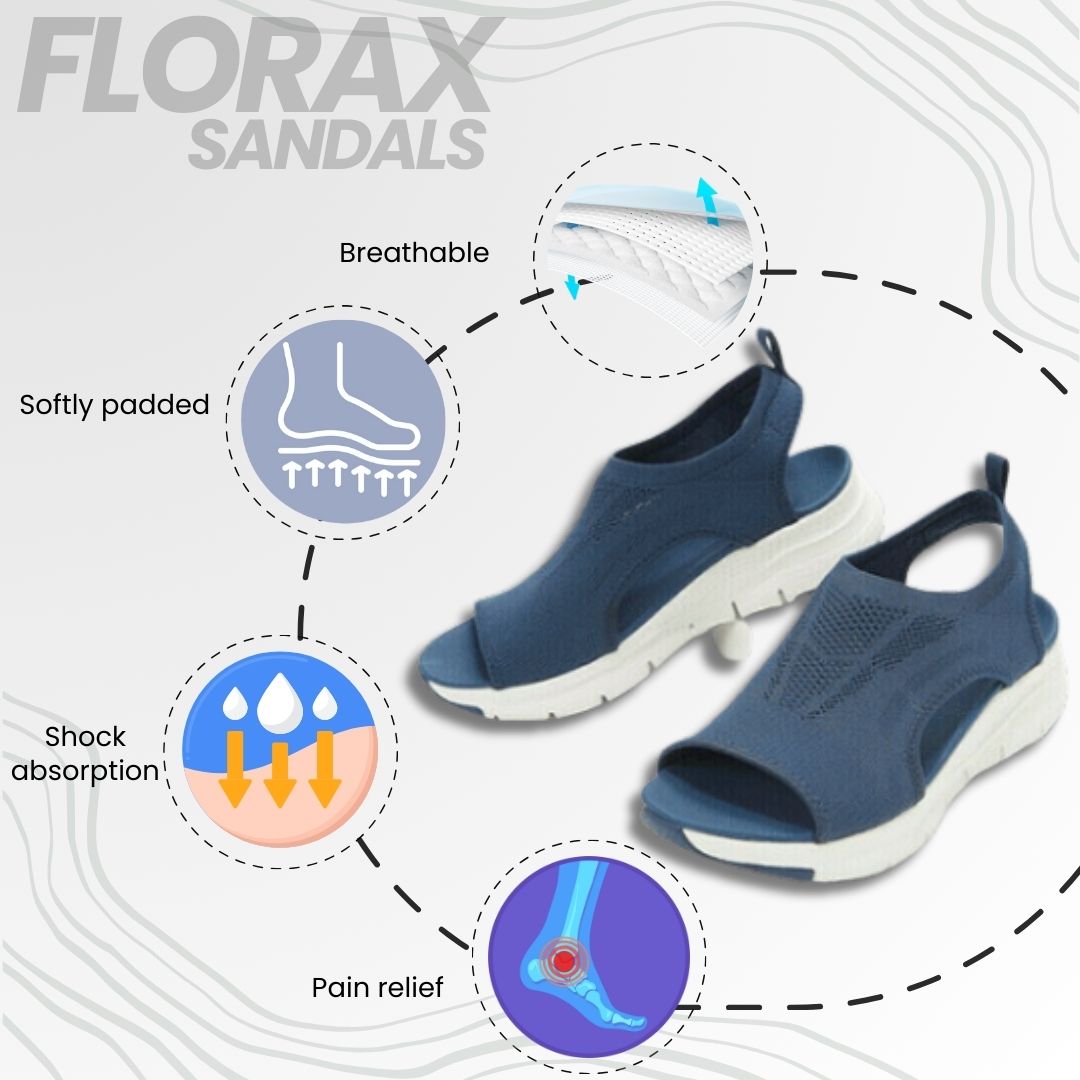 Florax™ - ergonomic orthopaedic sandals for pain relief - Limited Edition (Buy One, Get One Free)