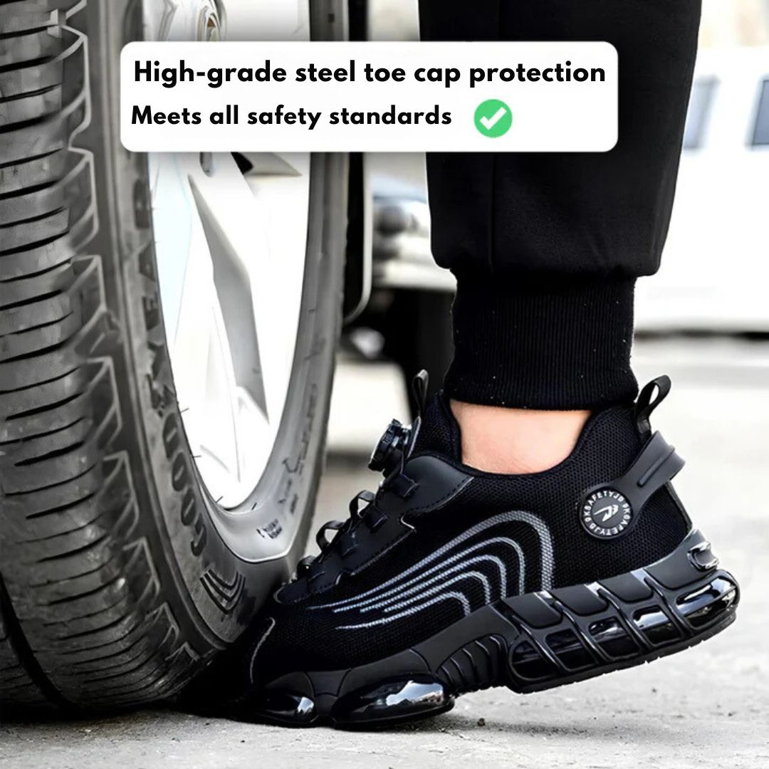 SafeStep - ergonomic and pain-relieving safety shoe - certified according to EN ISO 20345