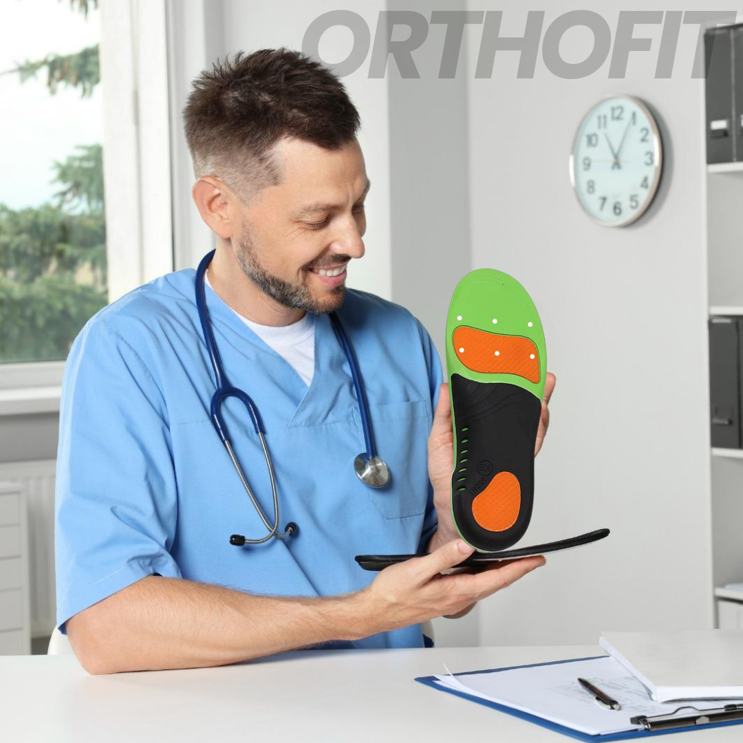 OrthoFit - Ergonomic Pain-Relieving Insoles for All Shoes (2 Pieces for Both Feet)