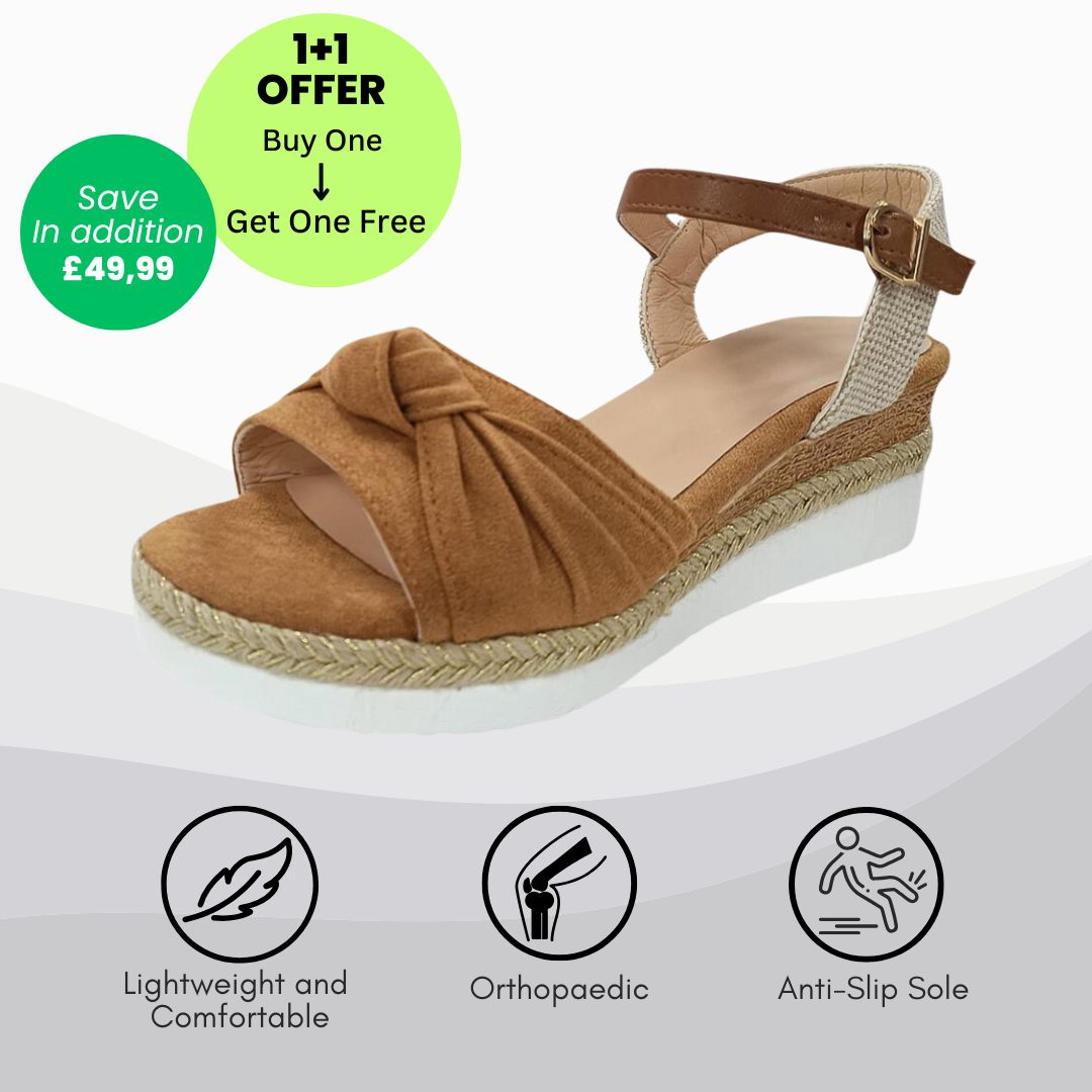 OrthoLuna - orthopaedic pain relieving sandals for more comfort - Limited Edition (Buy One, Get One Free)