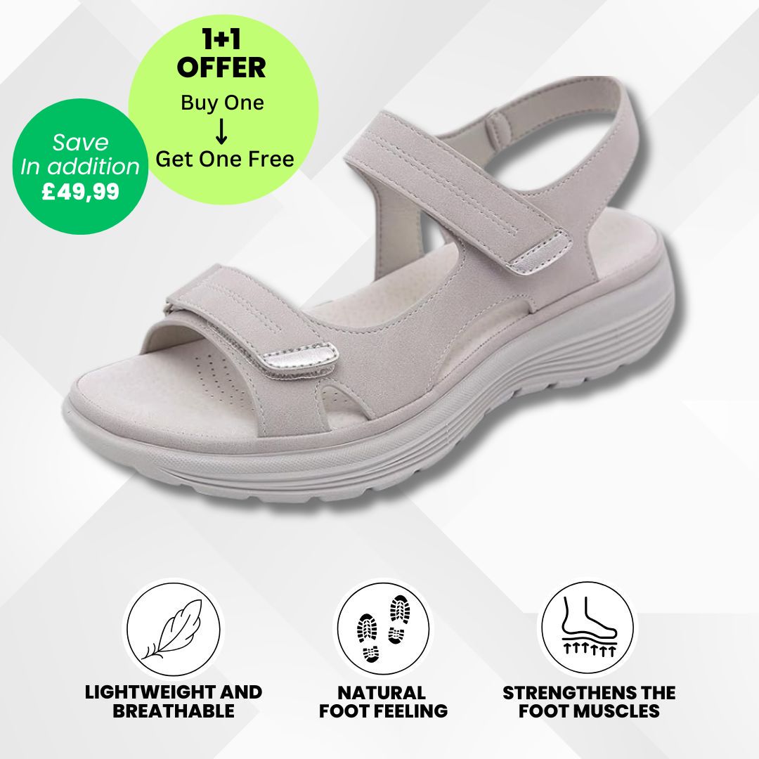 OrthoKlara - ergonomic, pain relieving & non-slip sandals for women - Limited Edition (Buy One, Get One Free)