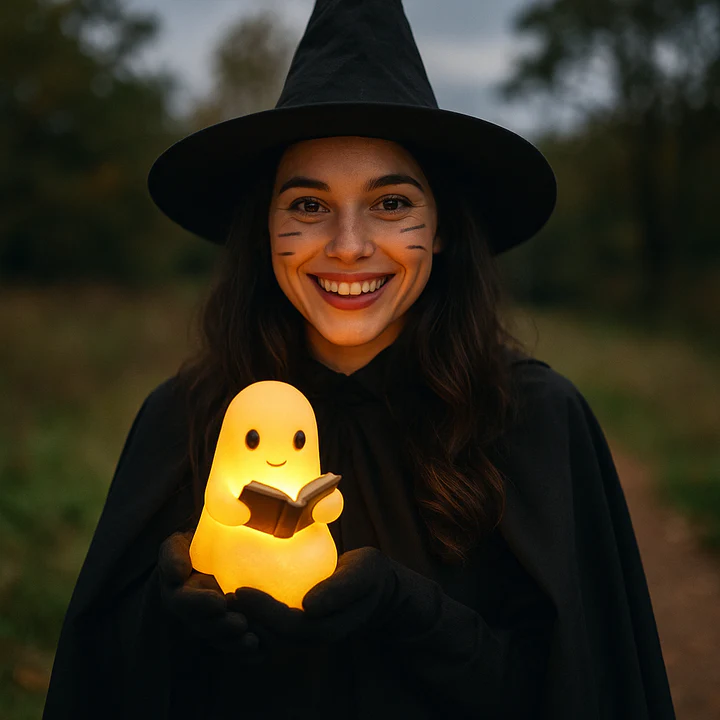 Handcrafted Night Ghost Lamp – Warmth and light in one gentle touch