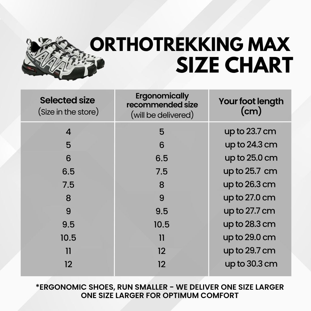 OrthoTrekking Max - orthopaedic pain-relieving walking & hiking shoes