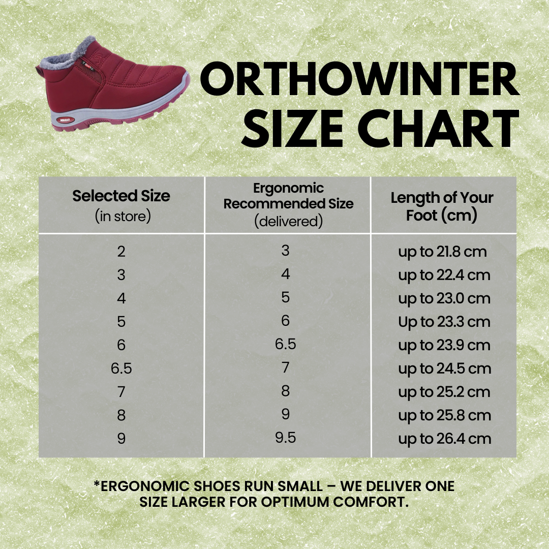 OrthoWinter - ergonomic, waterproof, insulated shoes