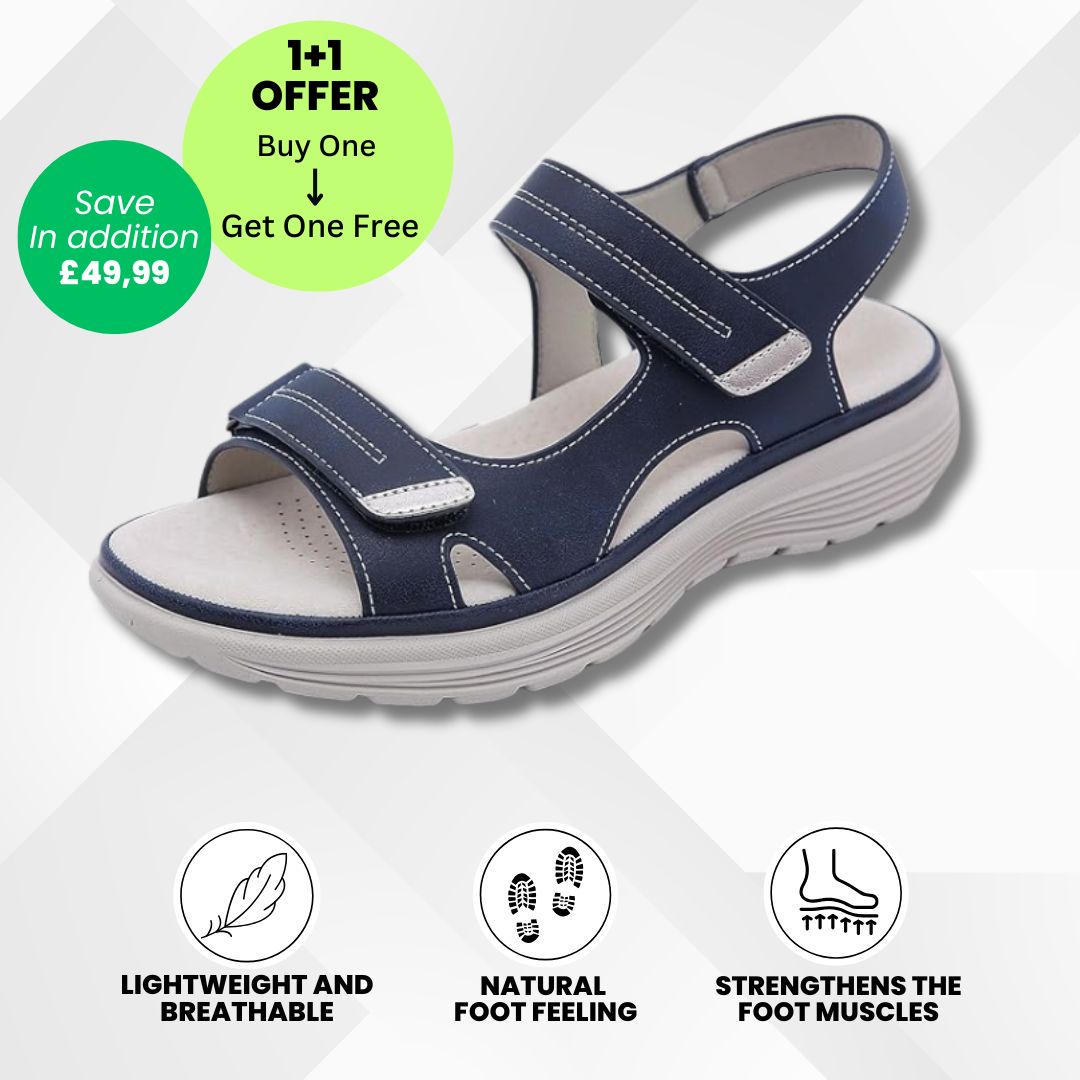 OrthoKlara - ergonomic, pain relieving & non-slip sandals for women - Limited Edition (Buy One, Get One Free)