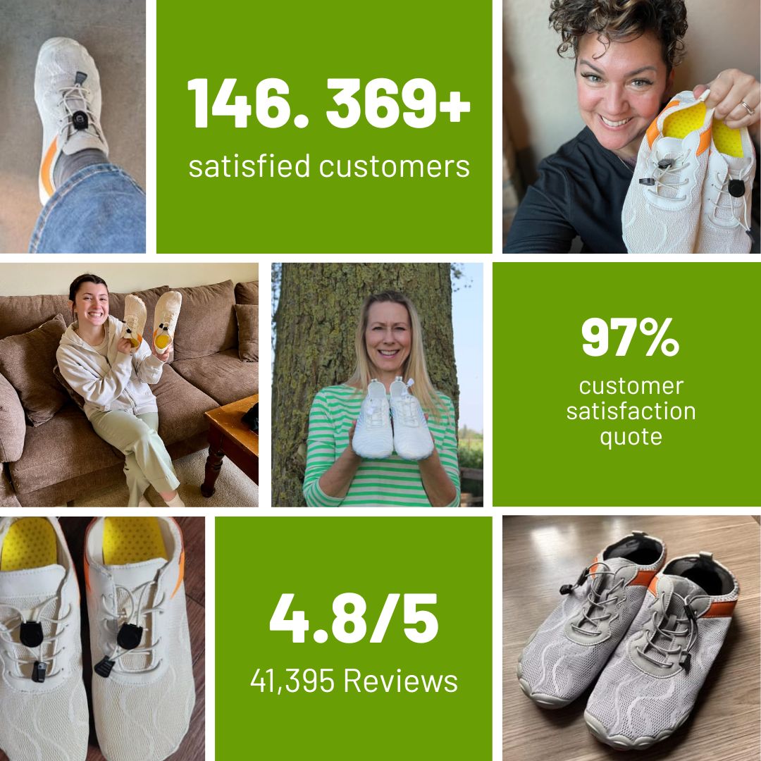 FreeStep - ergonomic, pain relieving & waterproof barefoot shoes