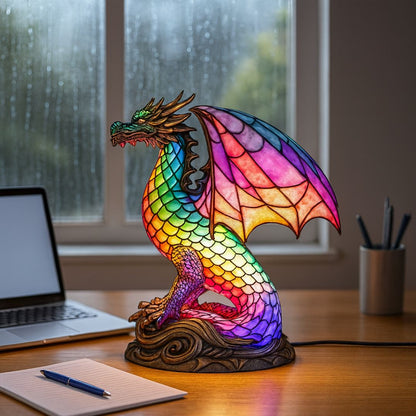 Light Dragon - handmade lamp that makes hearts shine