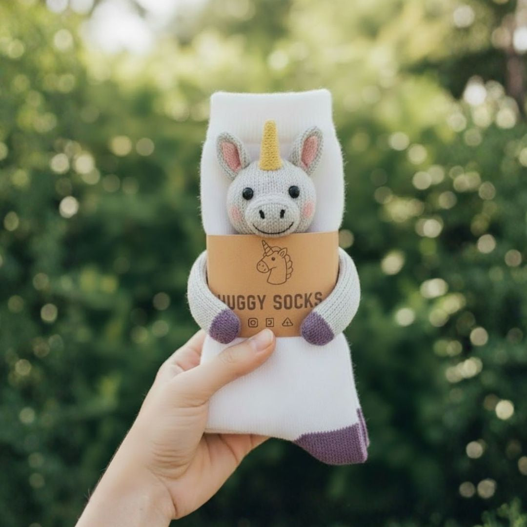 HUGGY Socks Unicorn - Never have cold feet again
