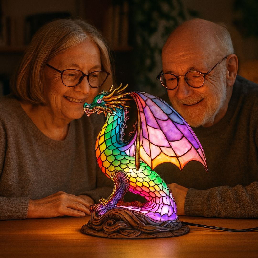 Light Dragon - handmade lamp that makes hearts shine