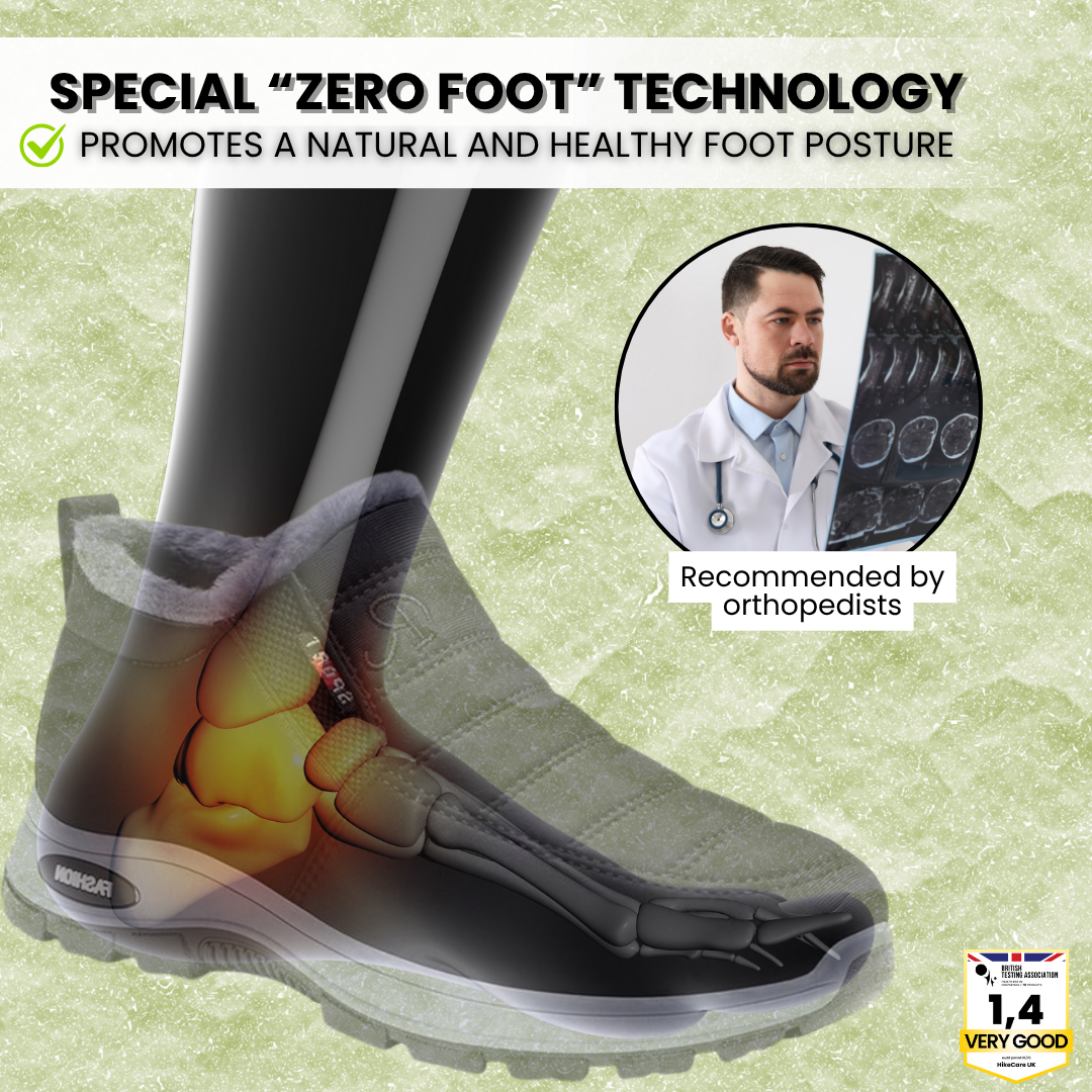 OrthoWinter - ergonomic, waterproof, insulated shoes