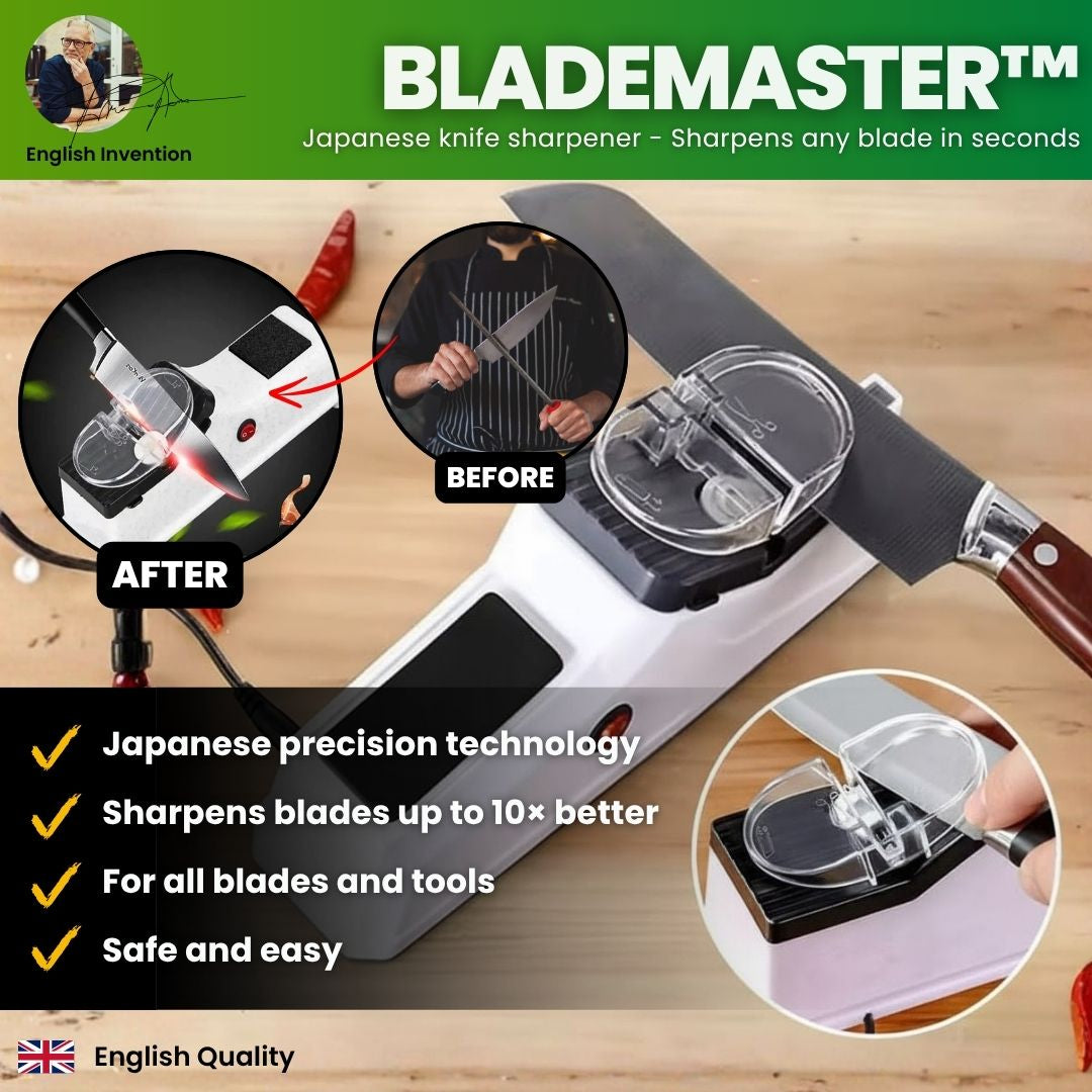 BladeMaster™ Japanese knife sharpener - Grinds every knife in seconds