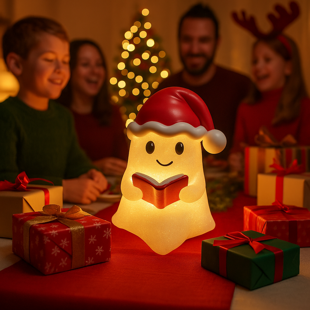Handmade Christmas Ghost Light