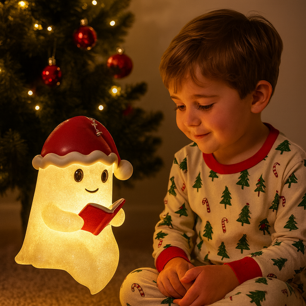 Handmade Christmas Ghost Light