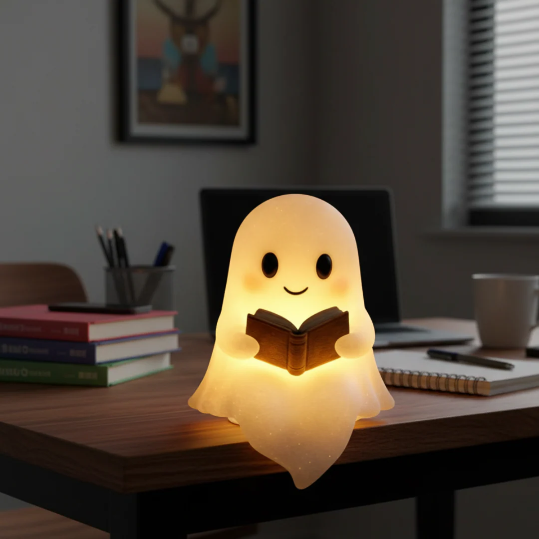 Handcrafted Night Ghost Lamp – Warmth and light in one gentle touch