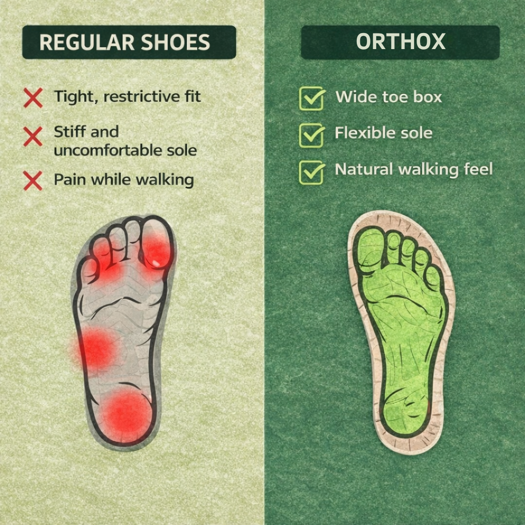 OrthoX - Ergonomic Comfort Shoes for Foot, Knee & Back Pain