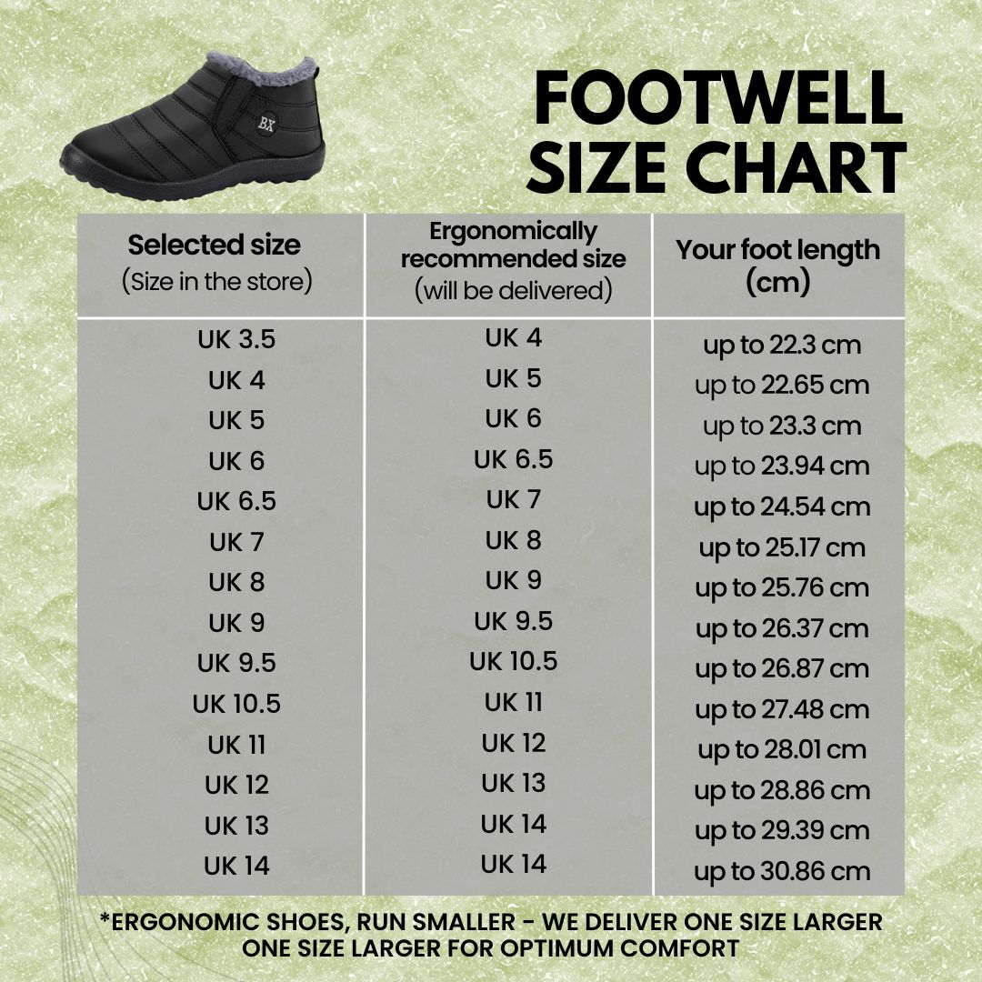FootWell - Ergonomic & non-slip comfort winter boots