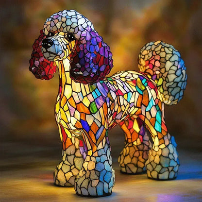 Luminous dog - handmade lamp that makes hearts shine